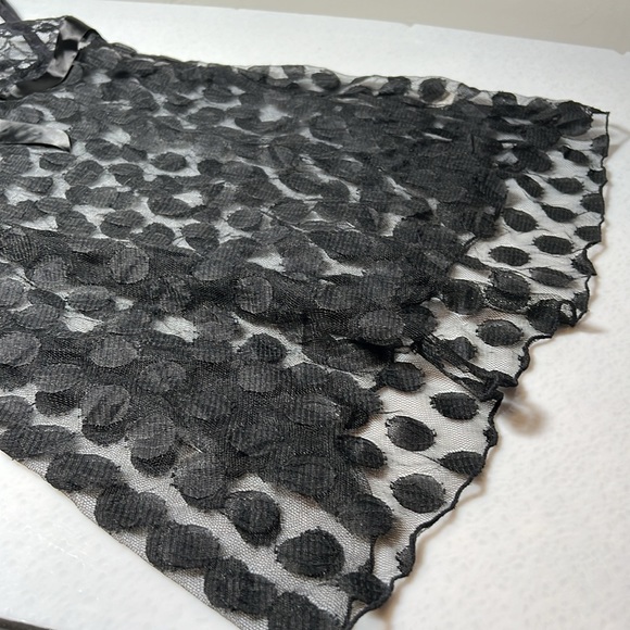 Women's Lingerie Teddy and Scallop Trim V Neck Slip Dress Size Large Gently Used - Picture 10 of 12